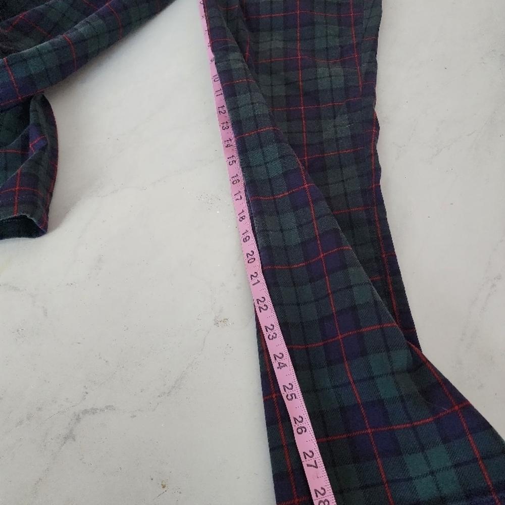Croft & Barrow Plaid Pants Green Red Navy Christmas Holiday 10 - Picture 14 of 14
